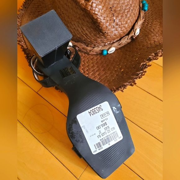 NEW RAID Clair Block Heel In Black Size 7.5 - Picture 8 of 8